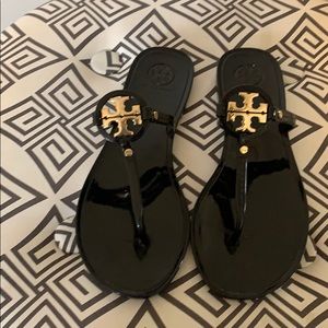 Size 7 Black Mini Miller Jelly Tory Burch Sandal